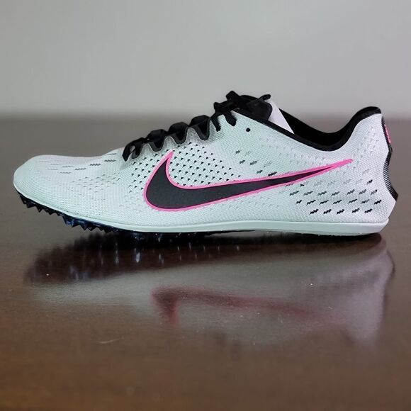 Nike Zoom Victory Elite Running Shoes Spikes White Pink Black Men's Size 11.5 - Picture 10 of 12
